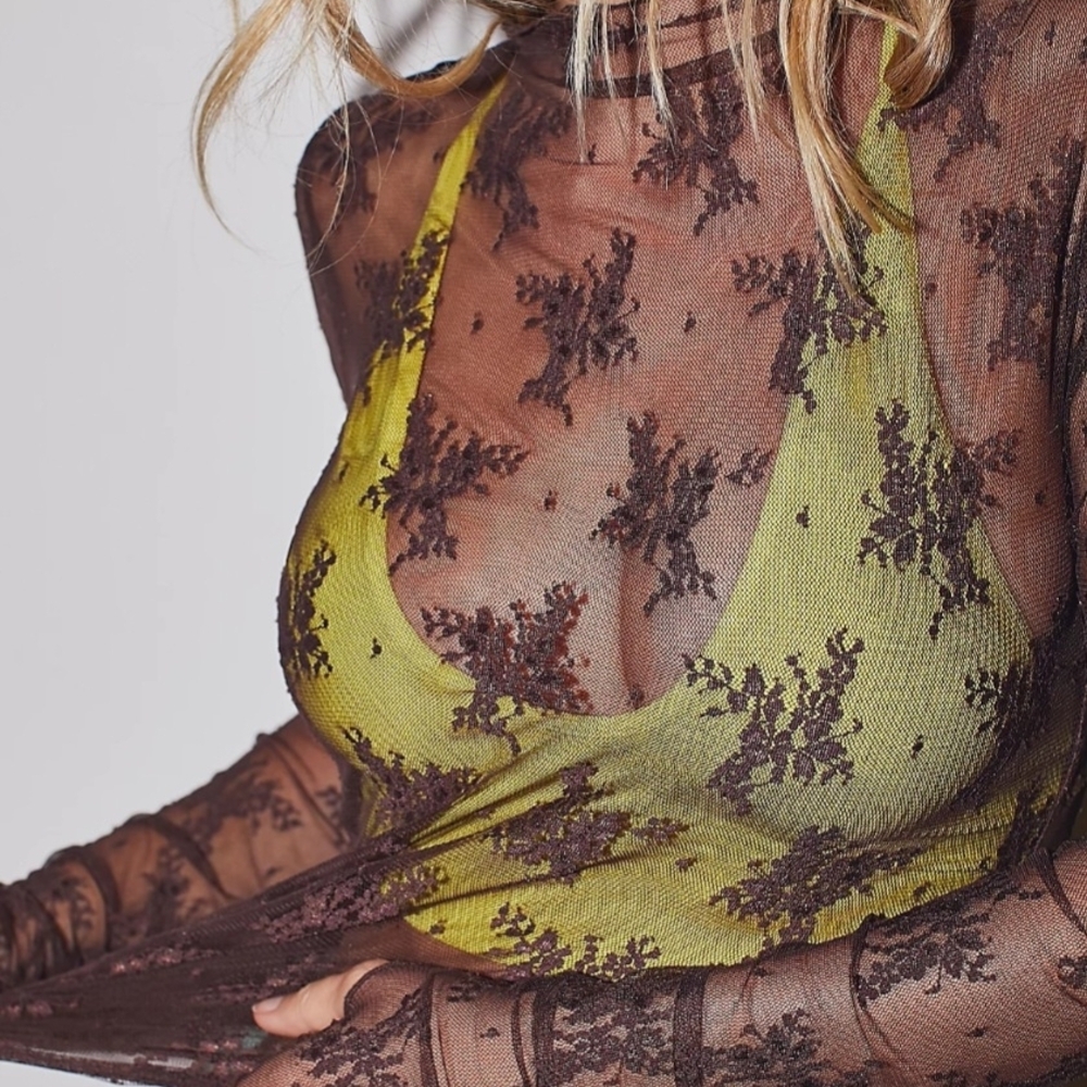 Free People Women's Lace Intimates in Brown